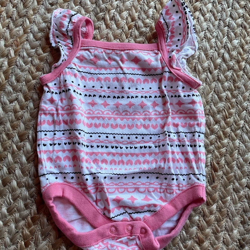 Flutter sleeve tank onsie